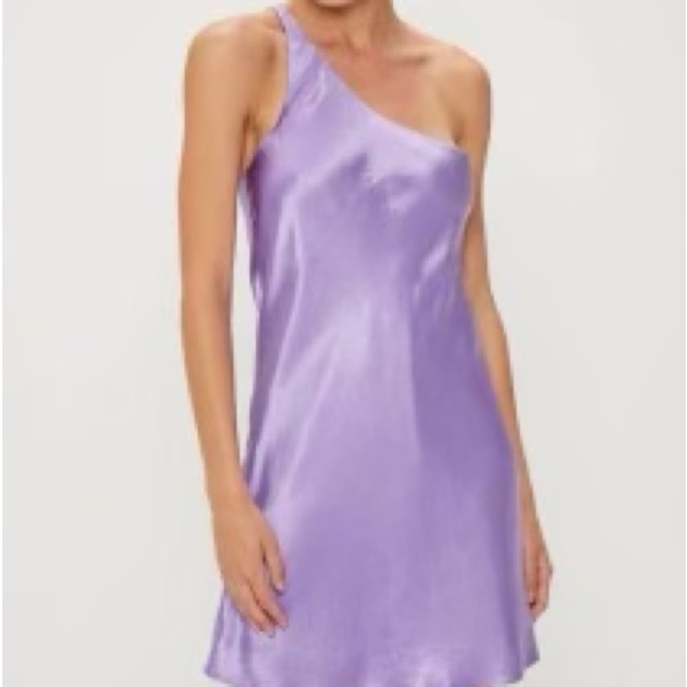 CRUSH BIAS ONE SHOULDER MINI | VIOLET